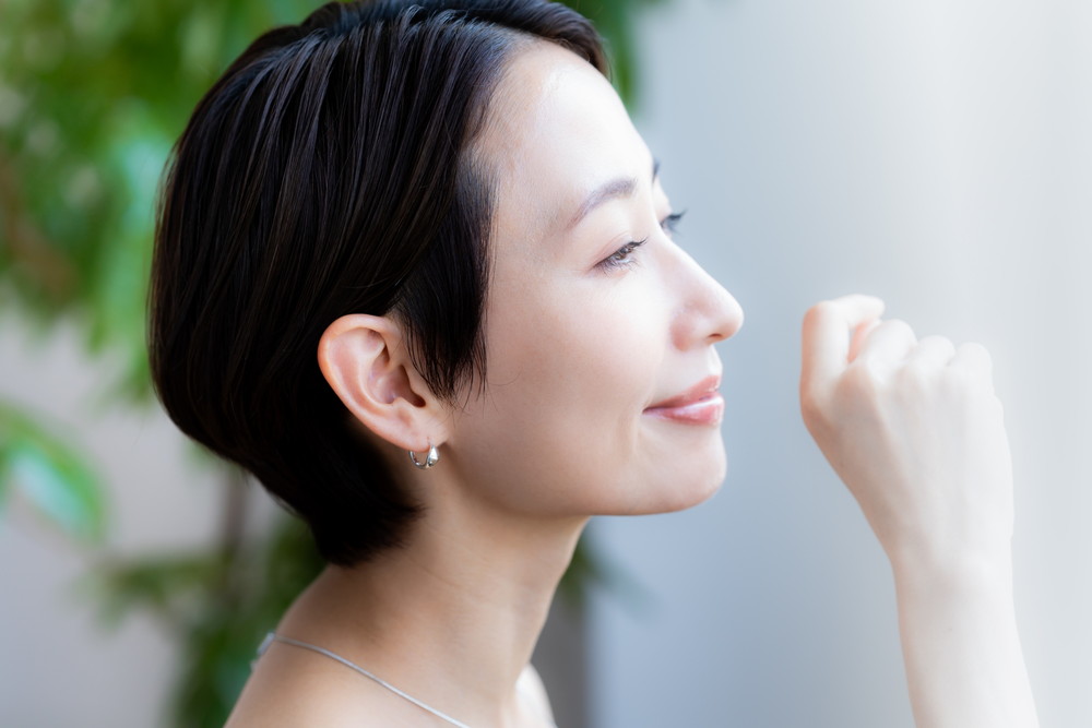 白く美しい女性